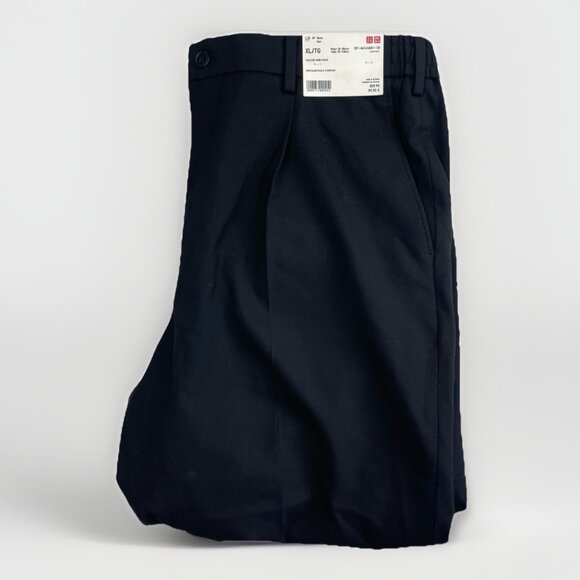 Uniqlo Pleated Wide Dress Pants Mens Sz XL 36-39inch *NWT Read* - Picture 1 of 16